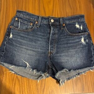 Levi’s 501 denim jean shorts